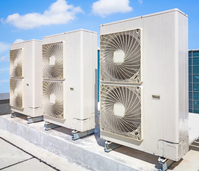 repair of commercial AC unit in The Woodlands